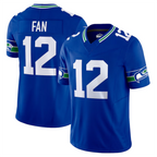 #12 12th Fan Player S.Seahawks Royal Vapor F.U.S.E. Limited Football Jerseys