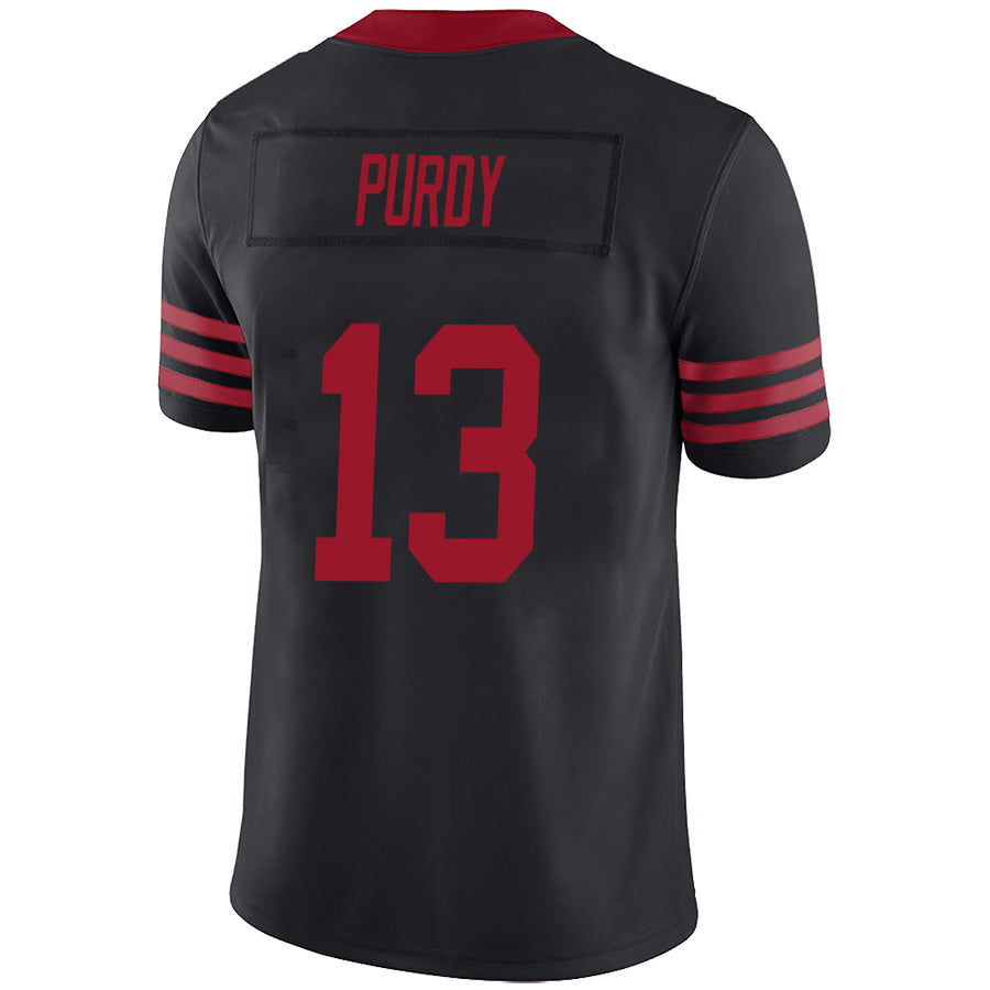 #13 Brock Purdy Player SF.49ers Black Vapor Limited Football Jerseys