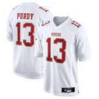 #13 Brock Purdy Player SF.49ers Tundra White Fashion Game Football Jerseys