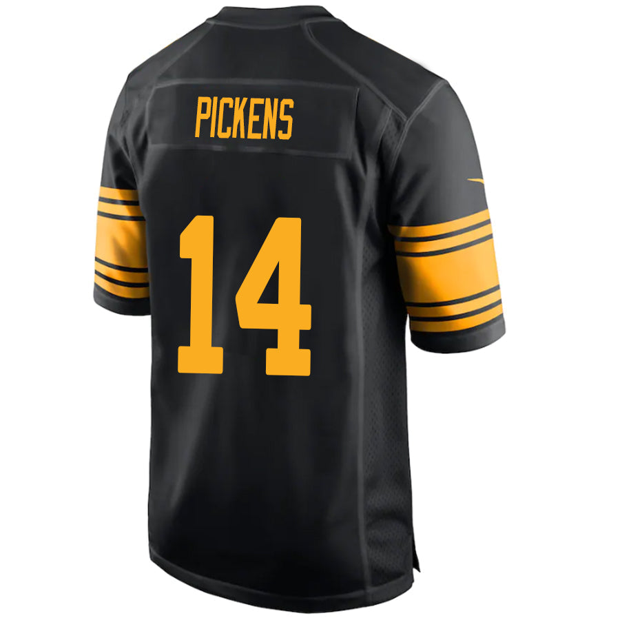 #14 George Pickens Player P.Steelers Black Game Football Jerseys