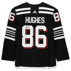 NJ.Devils #86 Jack Hughes Fanatics Authentic Autographed Alternate Limited Hockey Jerseys