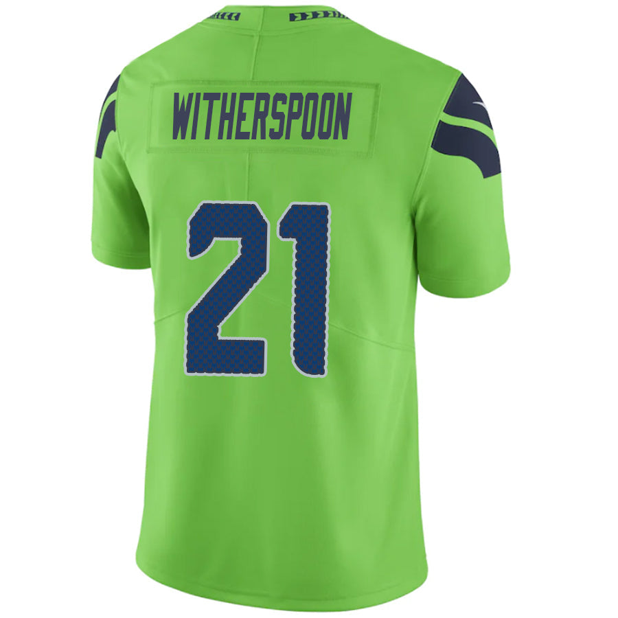 #21 Devon Witherspoon Player S.Seahawks Green Vapor Limited Football Jerseys