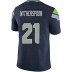 #21 Devon Witherspoon Player S.Seahawks Navy Vapor F.U.S.E. Limited Football Jerseys