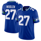 #27 Tariq Woolen Player S.Seahawks Vapor F.U.S.E. Limited Football Jerseys -Royal