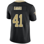 #41 Alvin Kamara Player NO.Saints Black Vapor F.U.S.E. Limited Football Jerseys