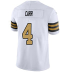 #4 Derek Carr Player NO.Saints White Game Stitched Football Jerseys