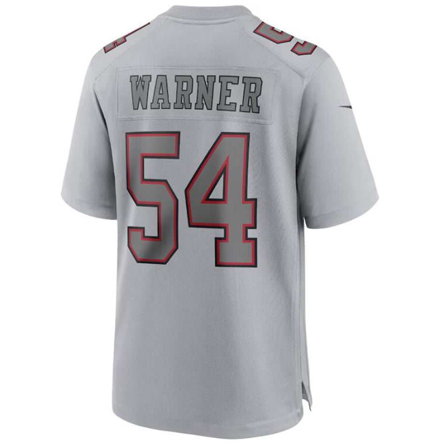 #54 Fred Warner Player SF.49ers Gray Game Football Jerseys