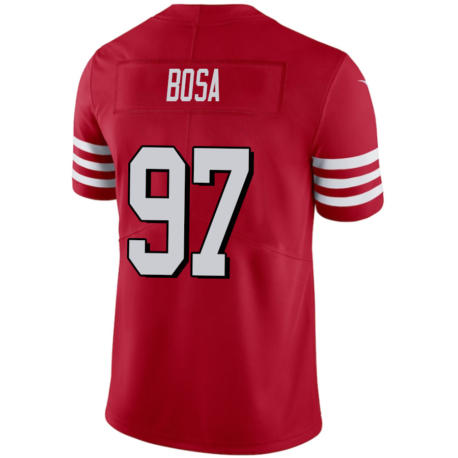 #97 Nick Bosa Player SF.49ers Red Vapor Limited Football Jerseys
