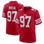 #97 Nick Bosa Player SF.49ers Scarlet Player Game Football Jerseys