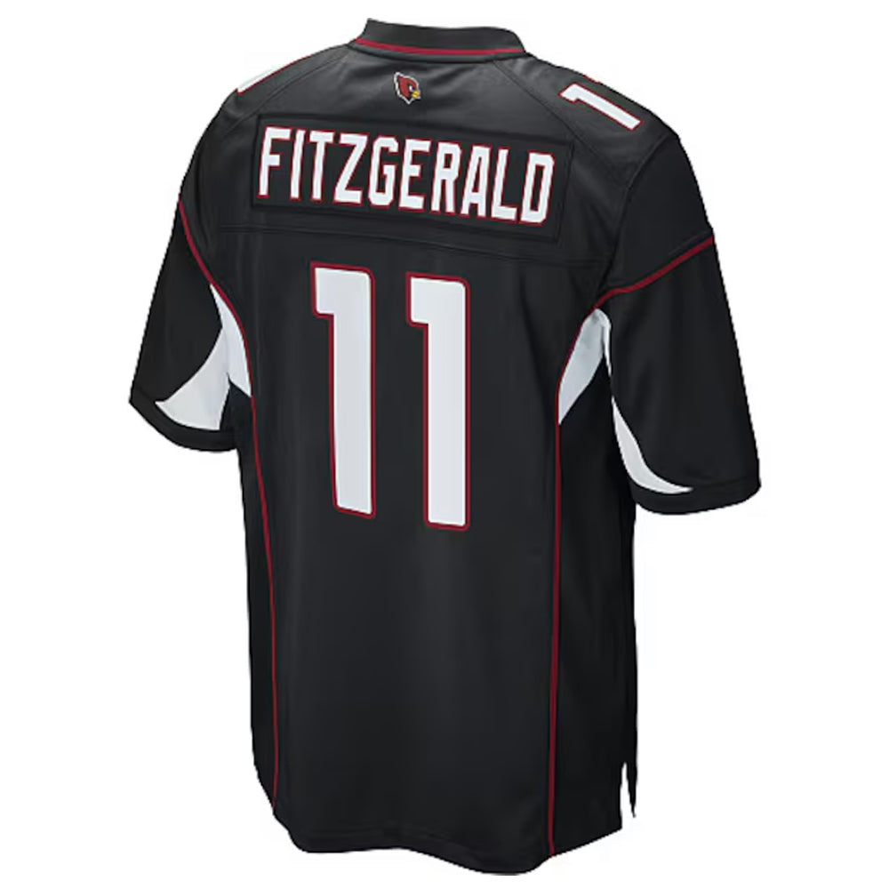 A.Cardinals #11 Larry Fitzgerald Player Black Game Football Jerseys