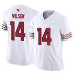 A.Cardinals #14 Michael Wilson Player White Home Game Football Jerseys