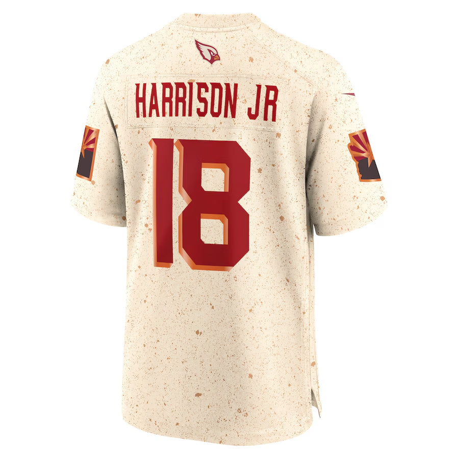 A.Cardinals #18 Marvin Harrison Jr. Player Rivalries Collection Game Football Jerseys