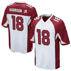 A.Cardinals #18 Marvin Harrison Jr. Player White Game Football Jerseys