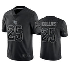 A.Cardinals #25 Zaven Collins Player Black RFLCTV Limited Football Jerseys