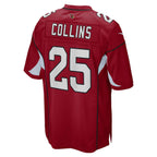 A.Cardinals #25 Zaven Collins Player Cardinal Game Football Jerseys