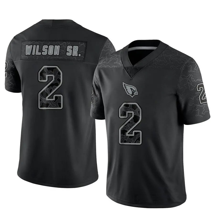 A.Cardinals #2 Mack Wilson Sr. Player Black RFLCTV Limited Football Jerseys