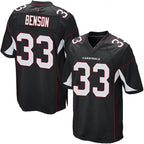 A.Cardinals #33 Trey Benson Player Black Alternate Game Football Jerseys