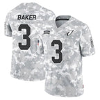 A.Cardinals #3 Budda Baker Player Camo Salute to Service Limited Stitched Football Jerseys