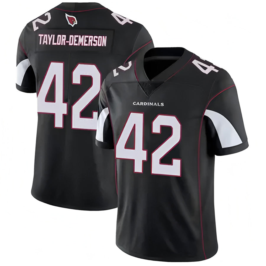 A.Cardinals #42 Dadrion Taylor-Demerson Player Black Limited Football Jerseys