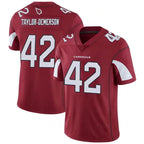 A.Cardinals #42 Dadrion Taylor-Demerson Player Red Limited Football Jerseys