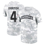 A.Cardinals #4 Greg Dortch Player Salute to Service Hoodies & T-Shirts Football Jerseys