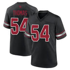 A.Cardinals #54 Xavier Thomas Player Black Home Game Football Jerseys