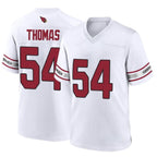 A.Cardinals #54 Xavier Thomas Player White Home Game Football Jerseys