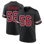 A.Cardinals #56 Darius Robinson Player Black Home Game Football Jerseys