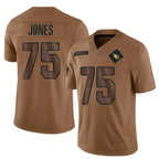 A.Cardinals #75 Christian Jones Player Brown Salute To Service Limited Football Jerseys