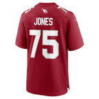 A.Cardinals #75 Christian Jones Player Cardinal Home Game Football Jerseys