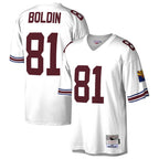 A.Cardinals #81 Anquan Boldin Player Mitchell & Ness White Legacy Replica Football Jerseys
