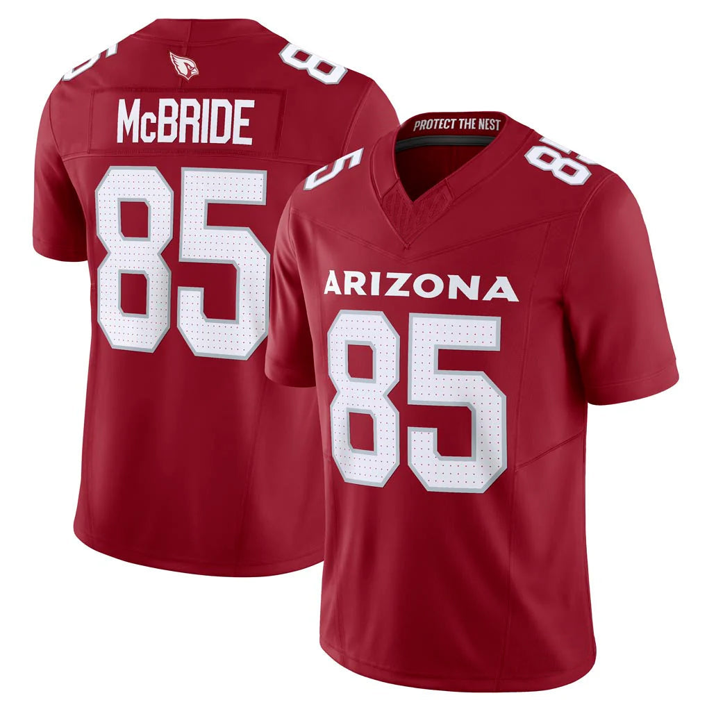 A.Cardinals #85 Trey McBride Player Red Vapor F.U.S.E. Limited Football Jerseys