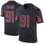 A.Cardinals #91 L.J. Collier Player Black Vapor Limited Elite Football Jerseys