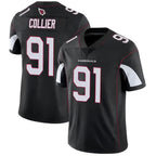 A.Cardinals #91 L.J. Collier Player Black Vapor Untouchable Elite Football Jerseys