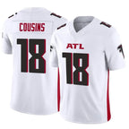 A.Falcons #18 Kirk Cousins Player Vapor F.U.S.E. Limited Whtie Football Jerseys