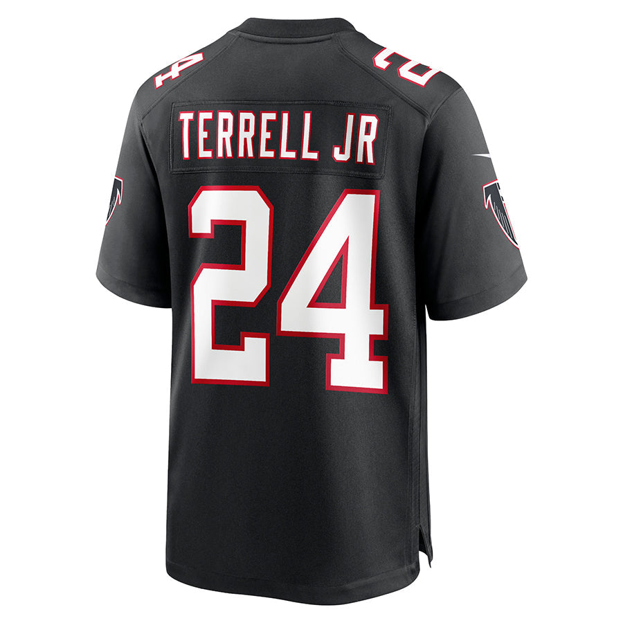 A.Falcons #24 A.J. Terrell Jr. Player Black Alternate Home Game Football Jerseys