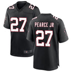 A.Falcons #27 James Pearce Jr. Player Black Throwback Game Football Jerseys