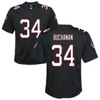 A.Falcons #34 Ray Buchanan Player White Throwback Game Football Jerseys