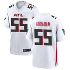 A.Falcons #55 John Abraham Player White Home Game Football Jerseys