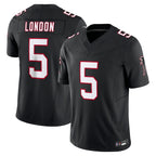 A.Falcons #5 Drake London Player Black Vapor Limited Football Jerseys
