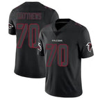 A.Falcons #70 Jake Matthews Player Black Limited Elite Game Football Jerseys