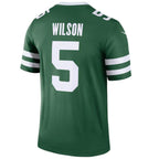#5 Garrett Wilson Player NY.Jets Green Vapor F.U.S.E. Limited Football Jerseys