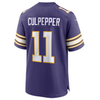 #11 Daunte Culpepper Player MN.Vikings Purple Classic Game Football Jerseys