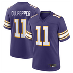 #11 Daunte Culpepper Player MN.Vikings Purple Classic Game Football Jerseys