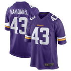 #43 Andrew Van Ginkel Player MN.Vikings Purple Game Football Jerseys