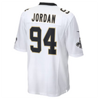 #94 Cameron Jordan Player NO.Saints White Game Football Jerseys