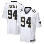 #94 Cameron Jordan Player NO.Saints White Game Football Jerseys