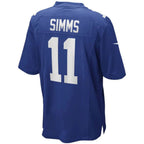 #11 Phil Simms Player NY.Giants Royal Game Football Jerseys