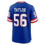 #56 Lawrence Taylor Player NY.Giants Royal Classic Game Football Jerseys