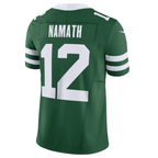 #12 Joe Namath Player NY.Jets Green Vapor F.U.S.E. Limited Football Jerseys